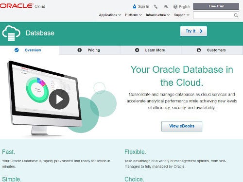 Oracle Cloud Database as a Service