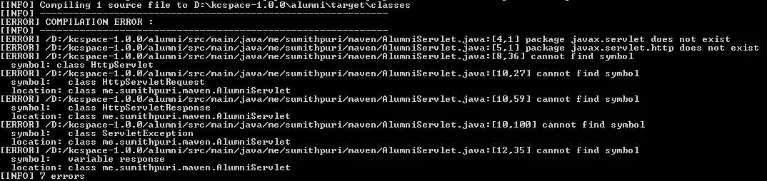 Compiling-Java-Servlet-Error-Maven