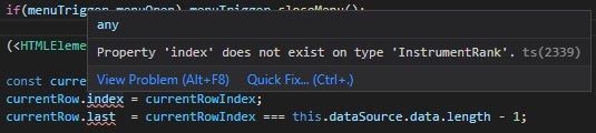 TypeScript Compile Error