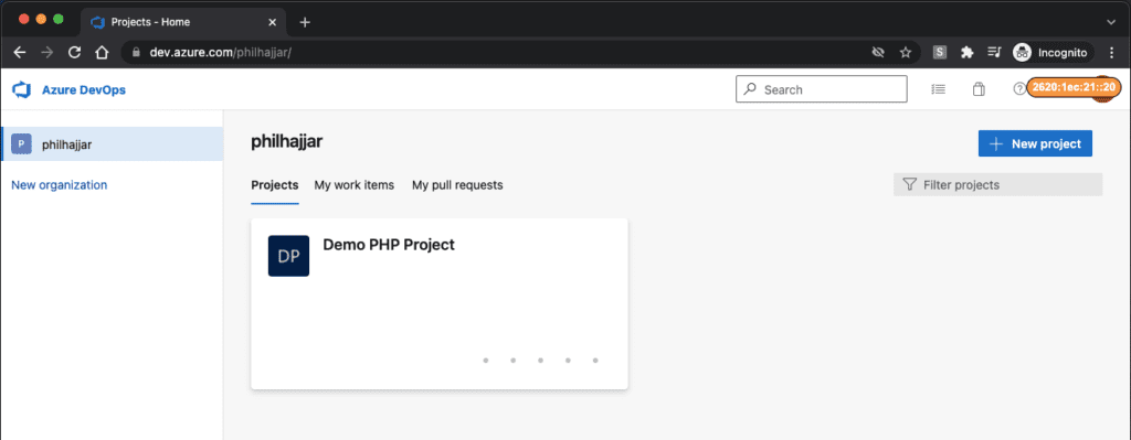 Example Project GitHub and Azure DevOps