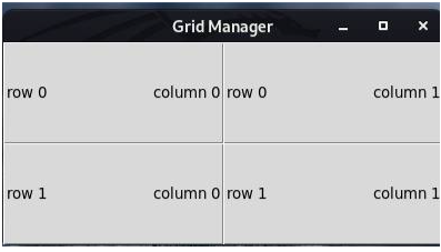 Python Tkinter Grid Manager