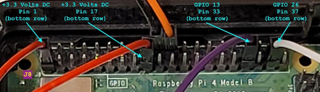 GPIO Header Connections