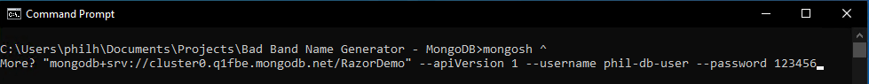 MongoDB Authentication