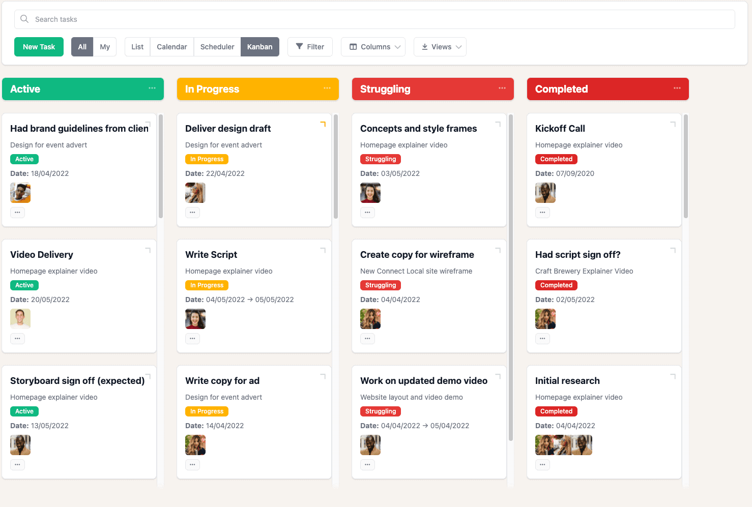 Project.co Kanban