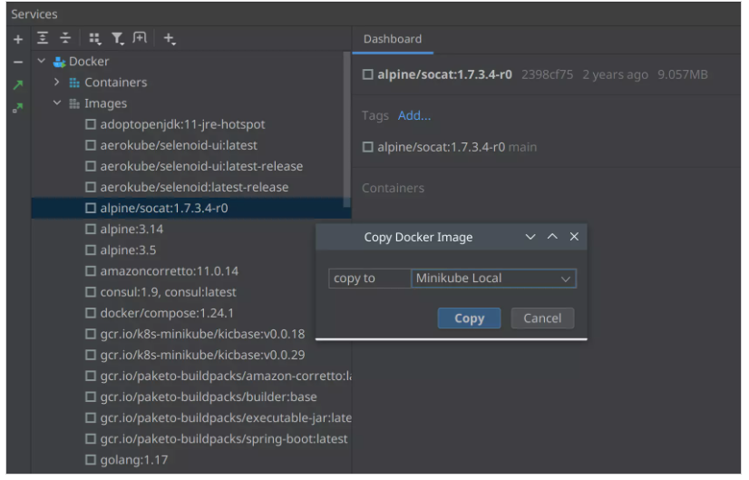 PyCharm Docker feature